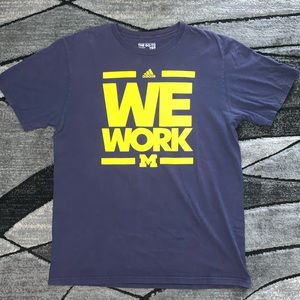 🛍 4/$20 Adidas Michigan Tee